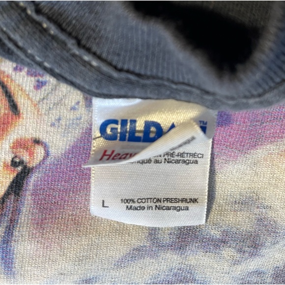 Vintage The Mountain Native American Indian Princess/Wolf Tie dye Large - Picture 6 of 6